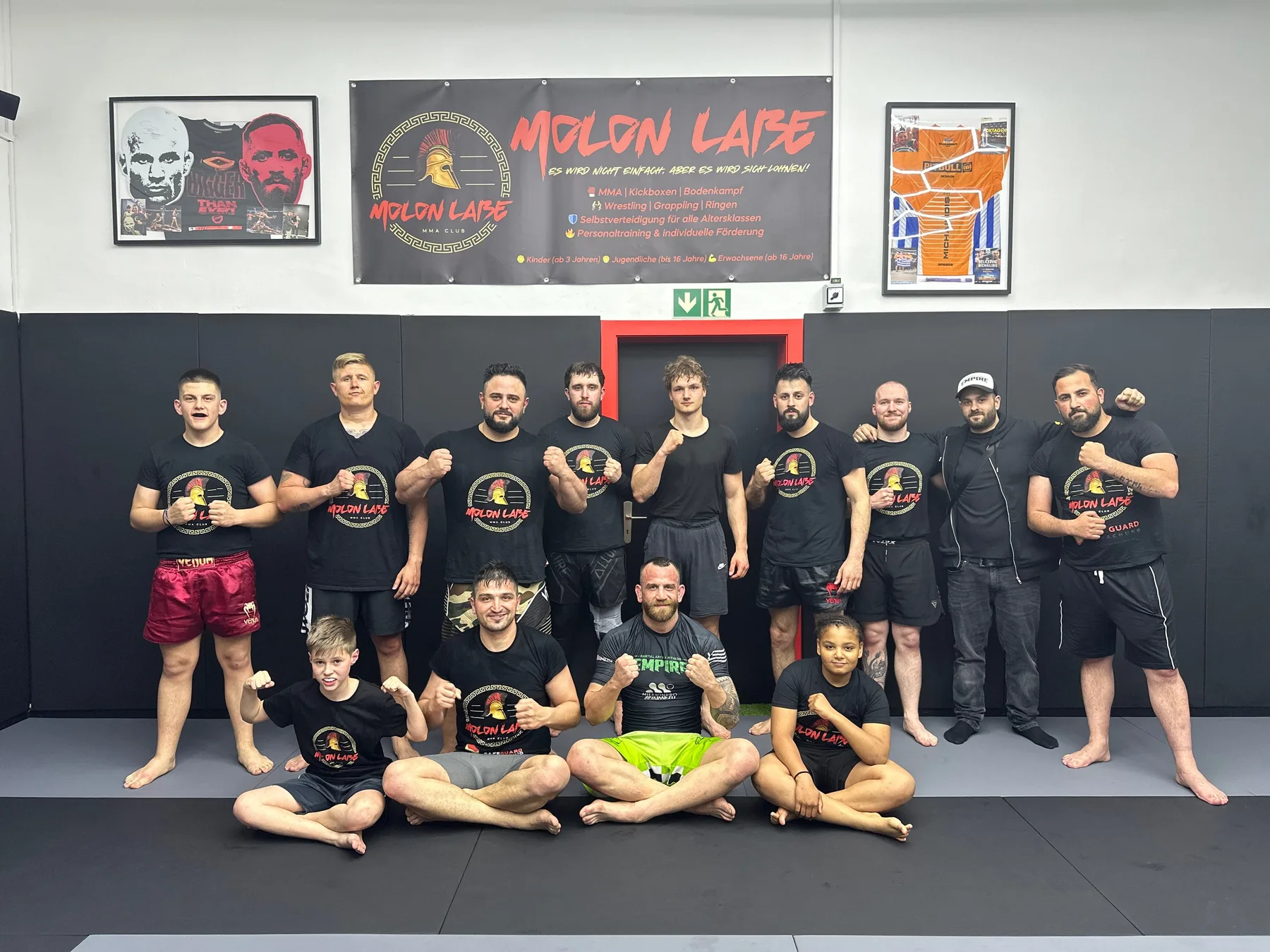 Das Trainerteam des Molon Labe MMA Club